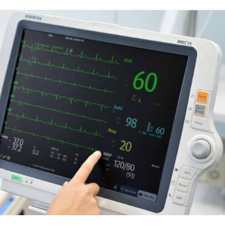 Monitor Multiparâmetro 15" Elijah com ETCO2 PI