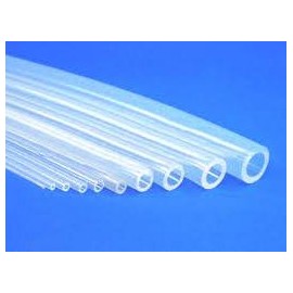 Os tubos de silicone translúcidos