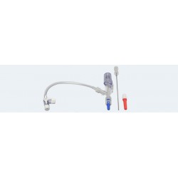 Kit para Angioplastia com conector em Y com válvula hemostática, introdutor
