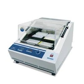 AGITADOR COM INCUBAÇÃO ATÉ 65°C, VELOCIDADE AGITAÇÃO ATÉ 300 RPM, MOVIMENTO ORBITAL E 3D, FRASCOS 100/250 ML