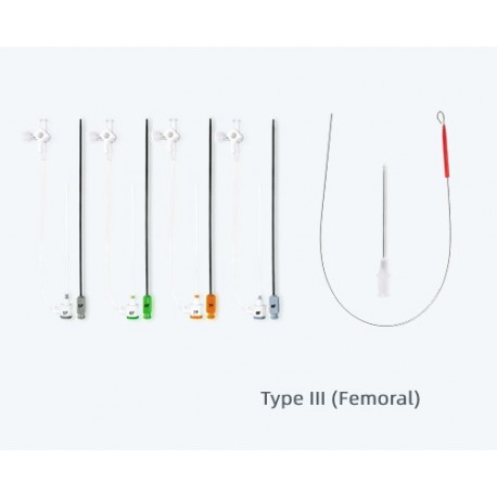Introdutor percutâneo femoral para às Veias e/ou Artérias