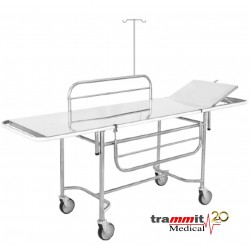 Carro Maca Grade, S. Soro e S. Cilindro de Oxigênio Inox