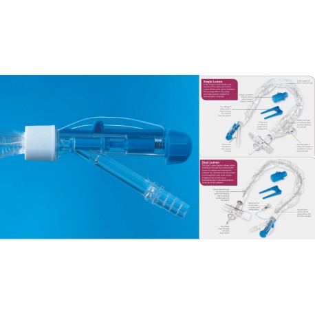 Sistema fechado para aspiração traqueal