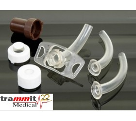 Conjunto de Cânula para traqueostomia sem Balão com Sub-cânula e Acessórios (Tipo Biesalski)