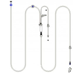 Linha sanguínea venosa para hemodiálise