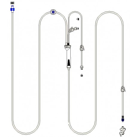 Linha sanguínea venosa para hemodiálise